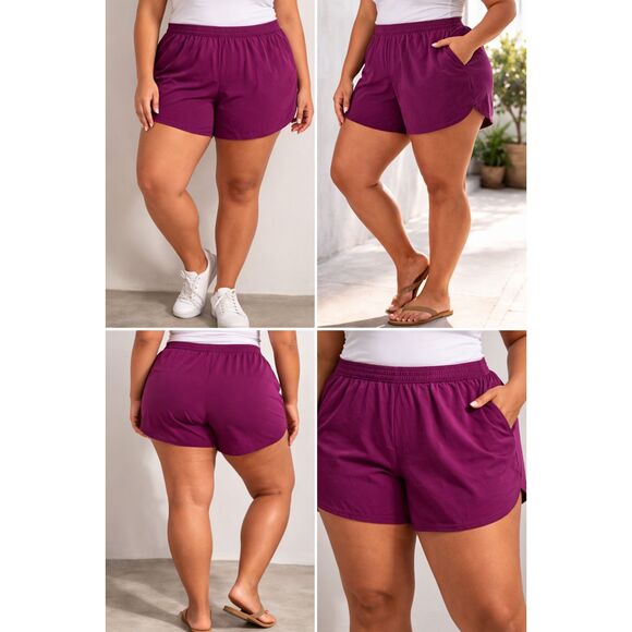 Nine West Pants - Nine West Active Women’s 3X Magenta Athletic Shorts, Size 3X